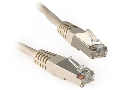 PATCHCORD KAT6 FTP 2M SZARY