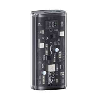 Powerbank Usams CD189 9000mAh 20W 1xUSB-C PD + 1xUSB-A Fast Charge -czarny