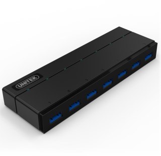 Adapter Unitek Y-3184 HUB 7xUSB 3.0 z zasilaczem i BC 1.2