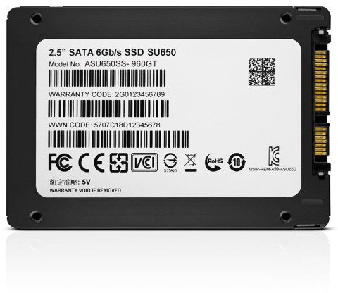 Adata SU650 Ultimate 256GB 2,5" SATA SSD