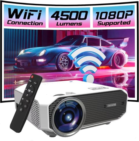 Mini Projektor Zenwire e450s WiFi Full HD 4500 lm
