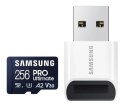 Samsung Karta pamięci MB-MY256SB/WW Pro Ultimate 256GB + czytnik