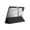 CRONG Etui PrimeFolio do iPad Pro 11 (2022-2021) iPad Air 11 M2 (2024) iPad Air 10.9 (5-4 gen.) czarne/przezroczyste