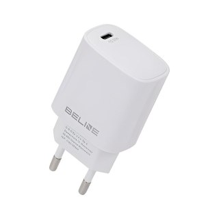 Ładowarka sieciowa Beline 20W 1xUSB-C PD 3.0 bez kabla - biała