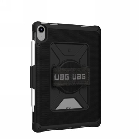 UAG Metropolis HS - obudowa ochronna z uchwytem do Apple Pencil i uchwytem na dłoń do iPad 10.9" 10 generacja (black) wersja OEM