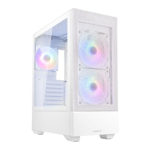 Obudowa Lian Li LANCOOL 205 MESH C WHITE ATX Midi Tower bez zasilacza z oknem biała