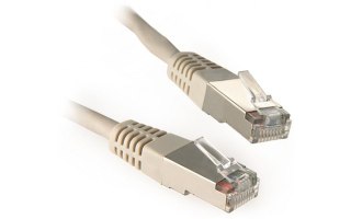 PATCHCORD KAT6 FTP 0,5M SZARY