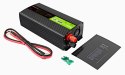 PRZETWORNICA NAPIĘCIA Green Cell PowerInverter LCD 12V -> 230V 500W/1000W CZYSTA SINUSOIDA