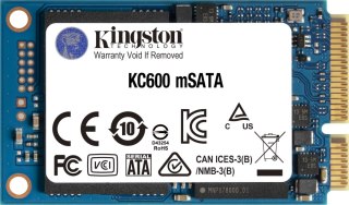 Dysk SSD KINGSTON SKC600MS/1024G (mSATA″ /1 TB /SATA III /550MB/s /520MB/s)