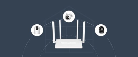 Router Imou HR12F dwuzakresowe Wi-Fi AC1200