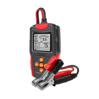 Tester cyfrowy Qoltec akumulatora z wyświetlaczem LCD | 12V | 24V | 3Ah-200Ah