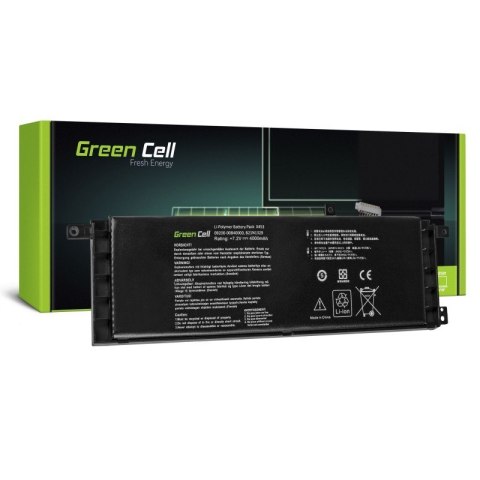 Bateria GREEN CELL do Asus X553 AS80 (4400 mAh /7.2V )