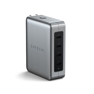 Satechi 4-Port GaN Travel Charger - ładowarka podróżna 145W z 4 adapterami do gniazdek - US, UK, EU, AS (4x USB-C)