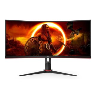 Monitor AOC 34" CU34G2XP/BK 2xHDMI 2xDP 5xUSB