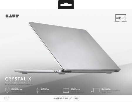 LAUT Slim Crystal-X - obudowa ochronna do Macbook  Air 13" M2 2022 / M3 2024 (crystal)