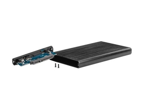 Natec Kieszeń zewnętrzna HDD sata RHINO 2,5 USB 2.0 Aluminium Black