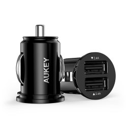 AUKEY CC-S1 Mini ładowarka samochodowa 2xUSB AiPower 4.8A 24W