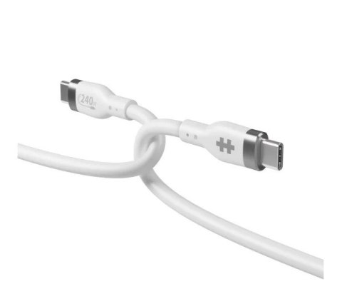 HyperDrive Kabel Hyper Juice 240W Silicone USB-C to USB-C Cable 2m - White