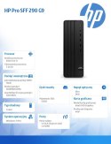 HP Inc. Komputer stacjonarny 290 SFF G9R i3-13100 512GB/16GB/DVDR/W11P 936A0EA