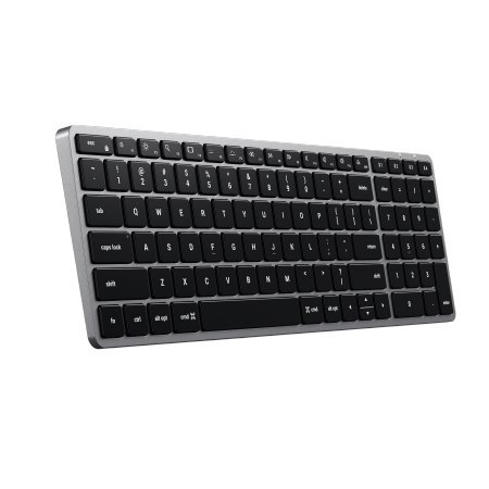 Satechi Slim X2 Bluetooth Backlit Keyboard - bezprzewodowa klawiatura z układem numerycznym (space gray)