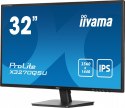 IIYAMA Monitor 32 cale X3270QSU-B1 IPS,WQHD,HDMI,DP,100Hz,250cd,3ms,2x2W, 3xUSB(3.2),FlickerFree,VESA