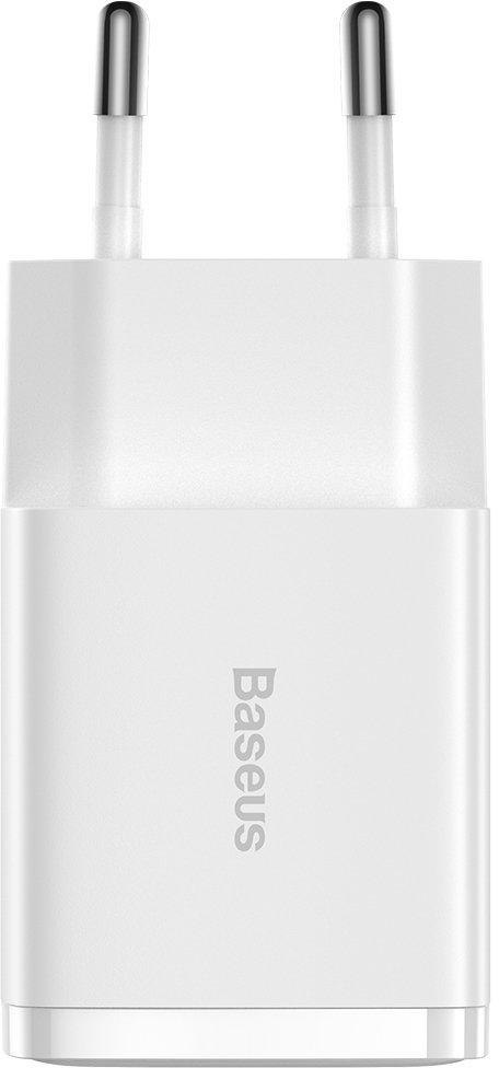 ŁADOWARKA SIECIOWA Baseus Compact Charger CCXJ010202 10.5W 2x USB-A BIAŁA