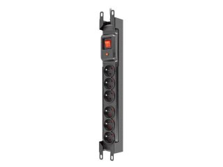 Listwa zasilająca Armac Rack 19" M6 5m 6 gniazd czarna