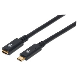 Kabel USB MANHATTAN 1x USB typu C (żeński) 1