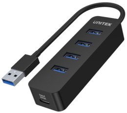 Hub USB Unitek H1117A 4 porty USB-C na USB 3.1 aktywny 10W