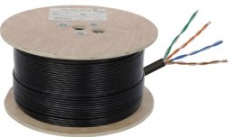 PU-NC301B skrętka komputerowa, U/UTP, cat 5e, 24AWG, Cu, Fca, 500m (zewnętrzna)