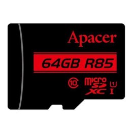 Karta pamięci microSDXC Apacer R85 64GB (85/10 MB/s) Class 10 U1