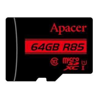 Karta pamięci microSDXC Apacer R85 64GB (85/10 MB/s) Class 10 U1