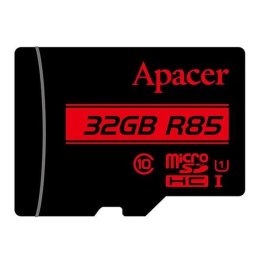 Karta pamięci microSDHC Apacer R85 32GB (85/10 MB/s) Class 10 U1 + Adapter