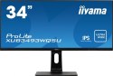 Monitor IIYAMA XUB3493WQSU-B1 (34" /IPS-ADS /75Hz /3440 x 1440 /Czarny)