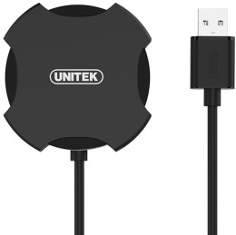 Unitek Y-2178 hub 4x USB 2.0 micro czarny