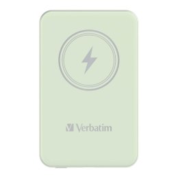 Powerbank Verbatim Charge 'n' Go Magnetic Wireless 5000mAh USB-C PD 3.0 Green