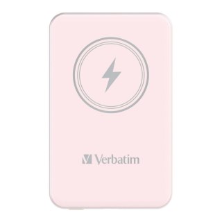 Powerbank Verbatim Charge 'n' Go Magnetic Wireless 5000mAh USB-C PD 3.0 Pink