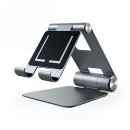 Satechi R1 Aluminum Hinge Holder Foldable Stand - aluminiowa składana podstawka do MacBook/iPad (silver)