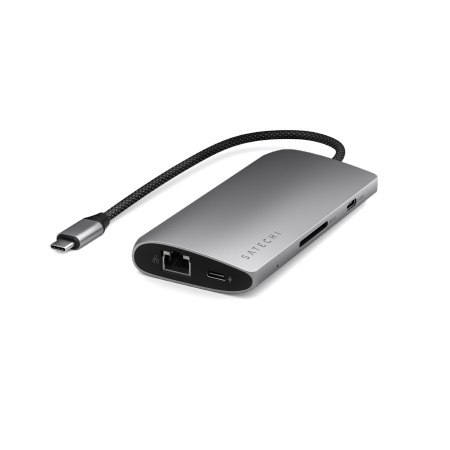 Satechi USB-C Multiport Adapter 8K - adapter USB-C (USB-C, HDMI, 3x USB 3.2 Gen 2 10Gbps, 1x USB 3.2 Gen 1 5Gbps, czytnik kart S