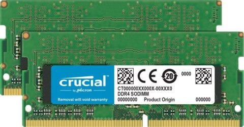 Pamięć CRUCIAL (SODIMM\DDR4\64 GB\3200MHz\22 CL\DUAL)