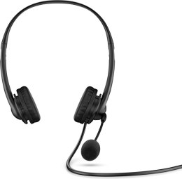 Słuchawki z mikrofonem Na głowę HP 428H6AA (3.5 mm wtyk/Czarny)