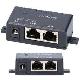 Extralink 1 Portowy | Gigabit PoE Injector | 1x 1000Mb/s RJ45, Kostka