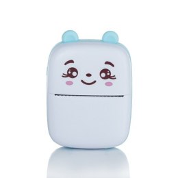 Extralink EPP-002 Niebieska | Mini drukarka termiczna | Bluetooth, USB-C, 1200 mAh, 210 dpi