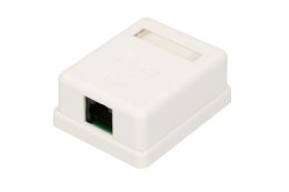 Extralink | Gniazdo natynkowe | 1x RJ45 KAT5E UTP