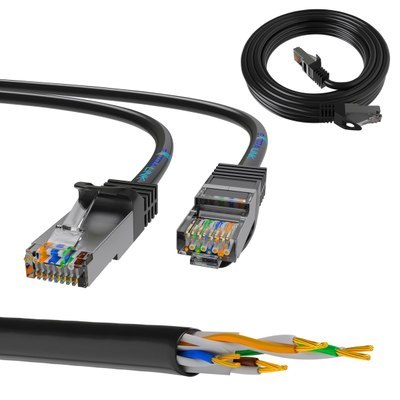 Extralink Kat.5e FTP 5m | Patchcord LAN | Miedź Kabel sieciowy skrętka