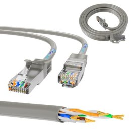Extralink Kat.5e UTP 2m | Patchcord LAN | Miedź Kabel sieciowy skrętka
