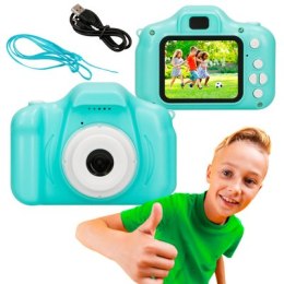 Extralink Kids Camera H20 Niebieski | Aparat cyfrowy | 1080P 30fps, wyświetlacz 2.0