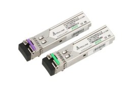 Extralink SFP 1.25G | Moduł SFP WDM | 1,25Gbps, 1490/1550nm, single mode, 80km, LC, DOM, para