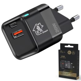 Extralink Smart Life Charger 20W | Ładowarka | USB-C, USB-A