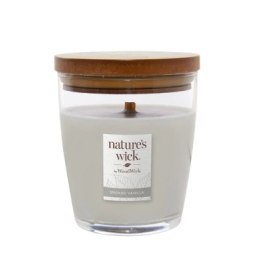 WoodWick Nature's Wick Smoked Vanilla Średnia | Świeca zapachowa | 1 drewniany knot, 284g